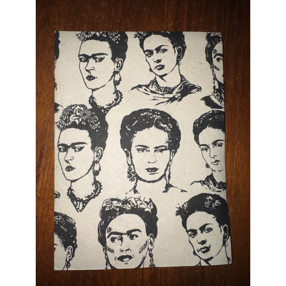 Frida Kahlo Handmade Lokta Paper Greeting Cards Set Of 8 Eco Friendly Nepal Art